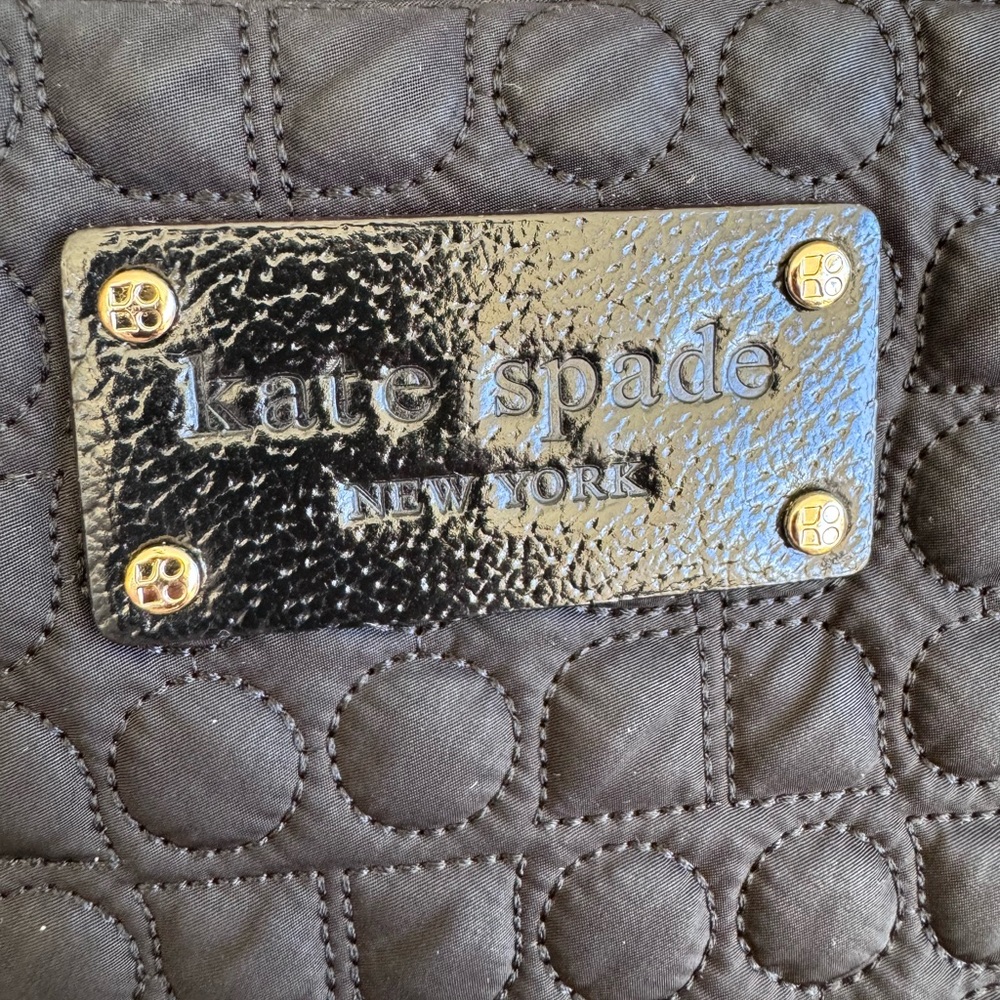 Kate Spade Black Quilted Women's Bag - Picture 5 of 8